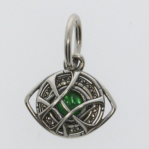 Ezüst charm - Szem