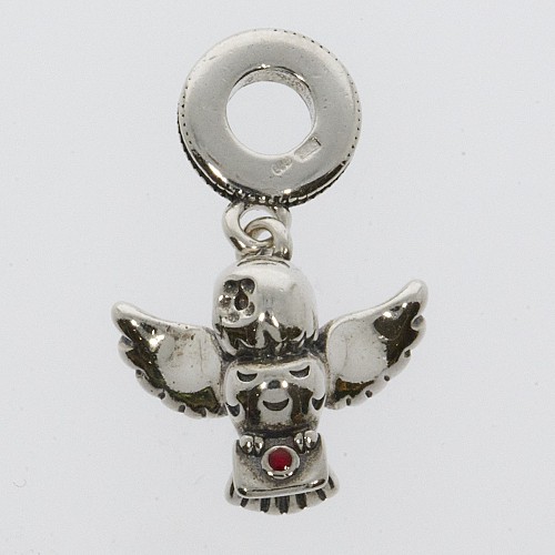 Ezüst charm - Bagoly
