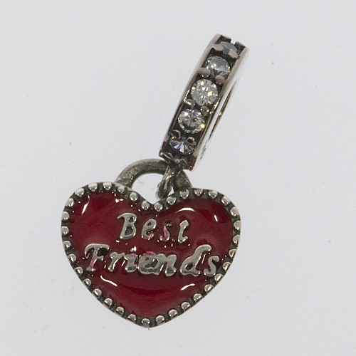 Ezüst charm - Best Friends
