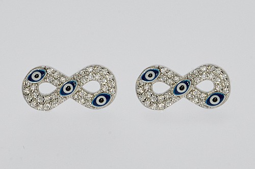 Ezüst Fülbevaló - Végtelen