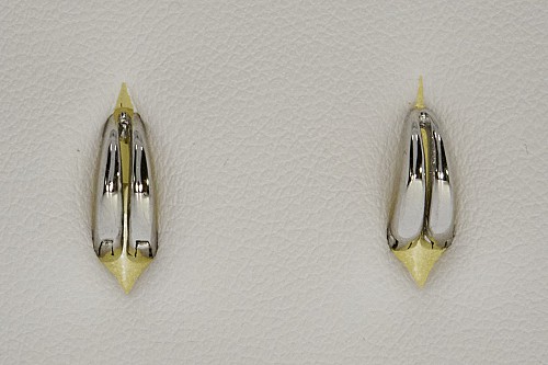 Ezüst gyerek fülbevaló - Karika