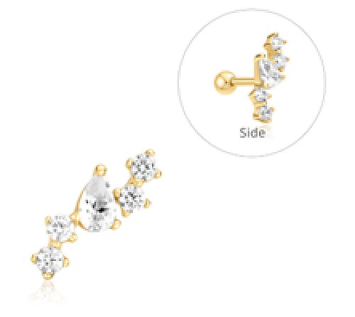 Ania Haie Fülpiercing - E070-10G