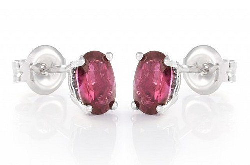 Drágaköves Fülbevaló Pink Turmalinnal - RM342